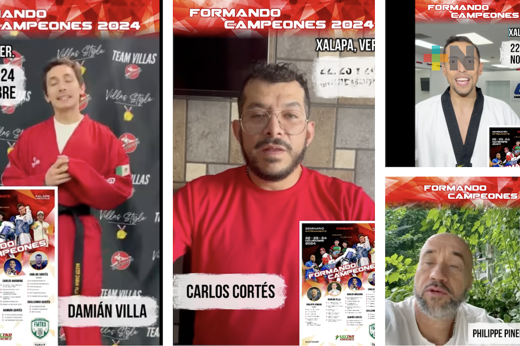 En Xalapa inicia el Seminario de Taekwondo «Formando Campeones 2024»